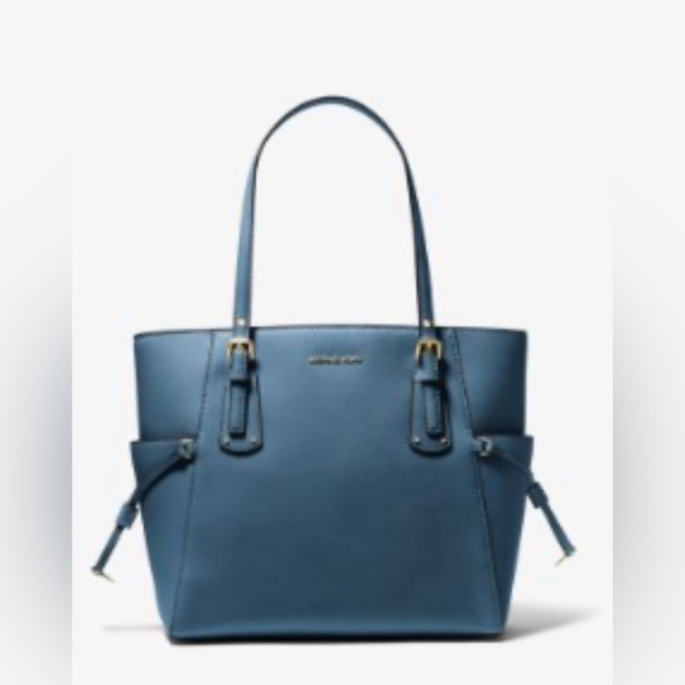 Voyager Small Saffiano Leather Tote Bag! New with tags and plastic wrap